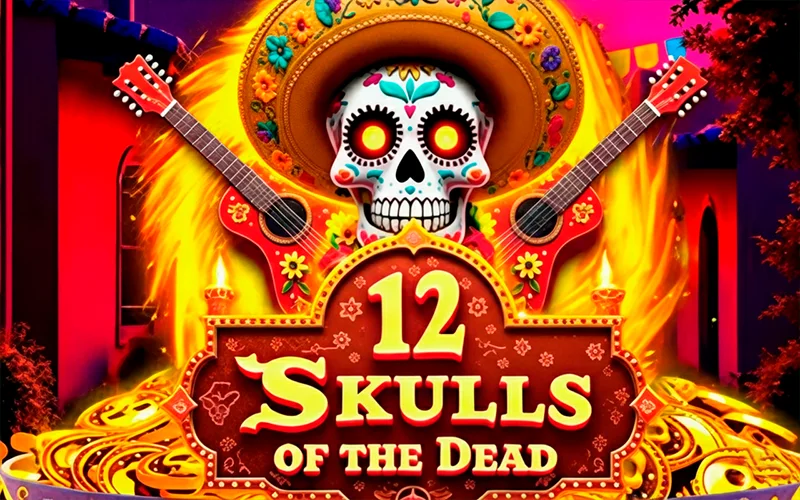 Uncover scary secrets playing the 12 Skulls of the Dead slot at Parimatch.