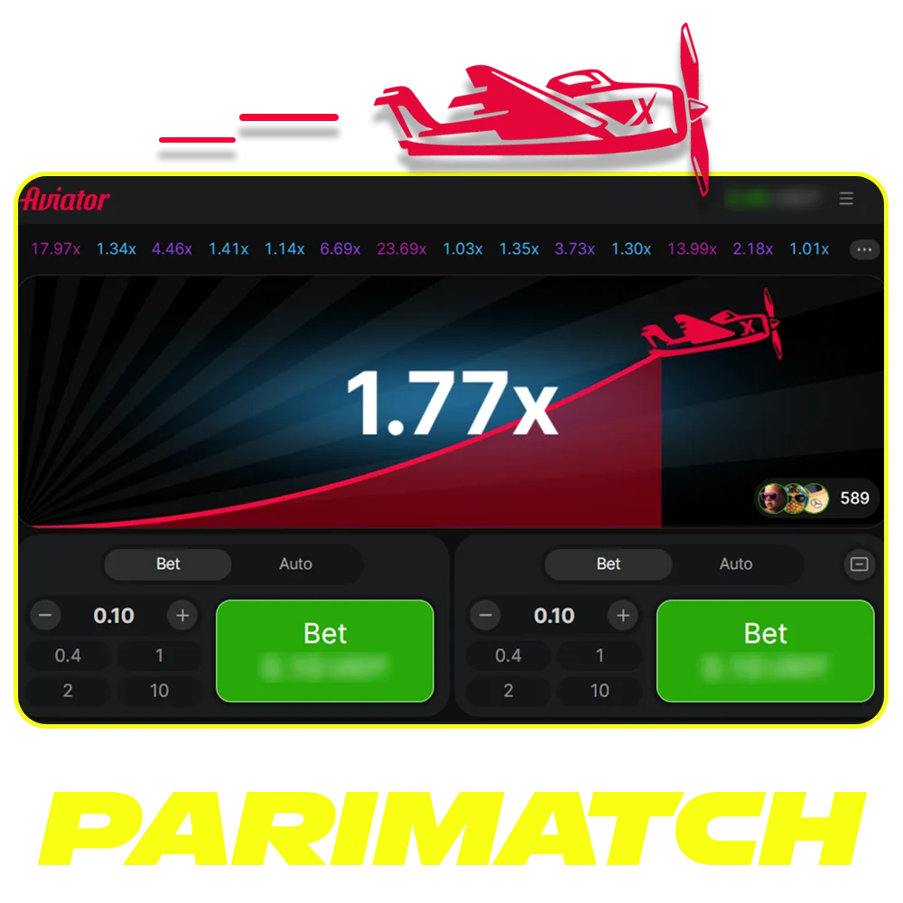 Play the thrilling Aviator game online at Parimatch Tanzania Casino now.