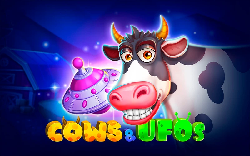 Experience the alien fun playing the silly Cows & Ufos slot at Parimatch.