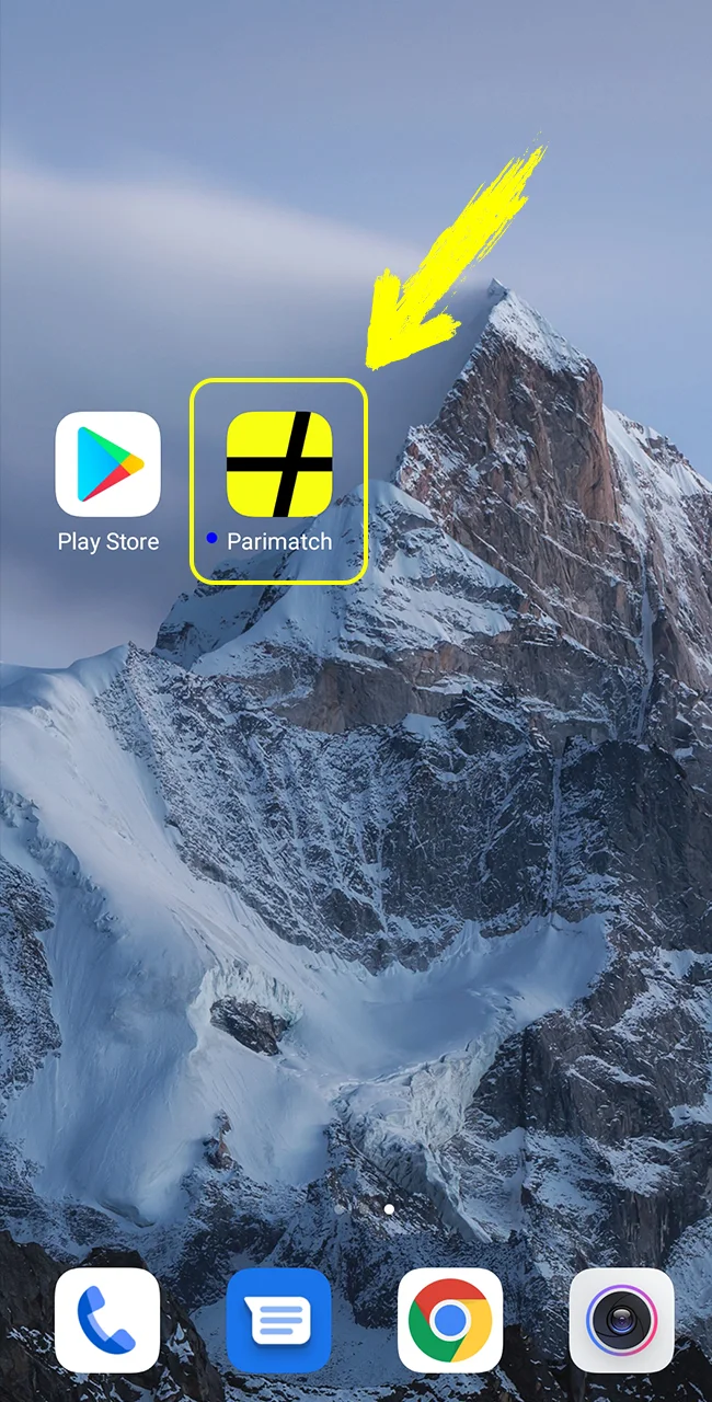 Download and securely install the official Parimatch mobile application onto your device.