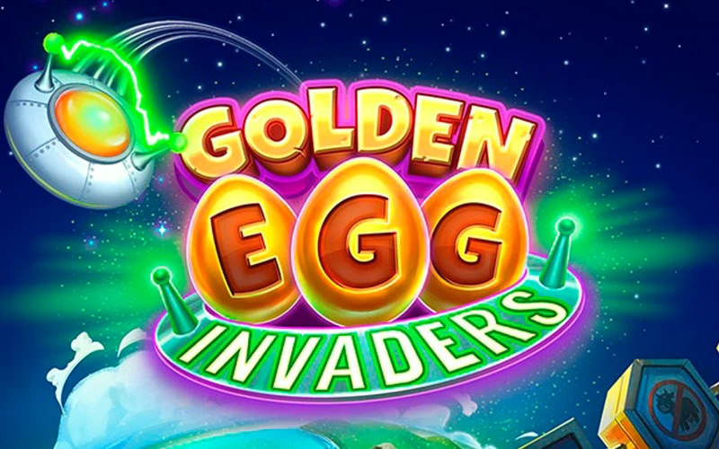 Defend your treasures playing Golden Egg Invaders slot at Parimatch Casino.