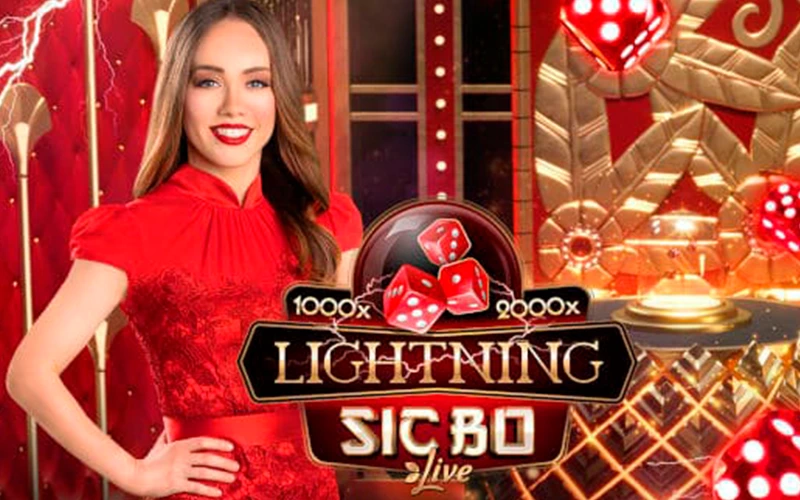 Experience the electrified dice action of Lightning Sic Bo live at Parimatch.