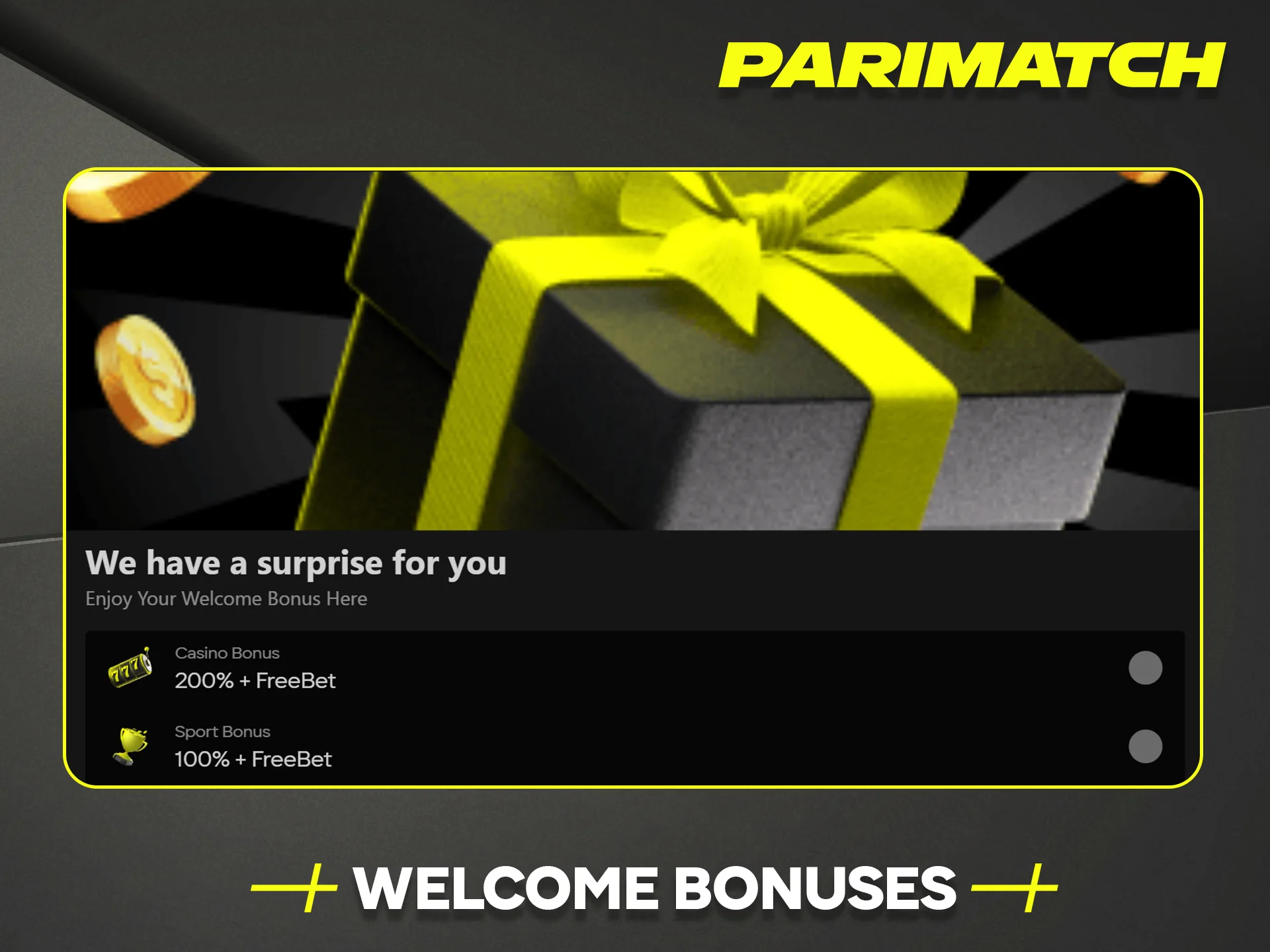 New players can instantly claim their generous welcome bonus from Parimatch today.