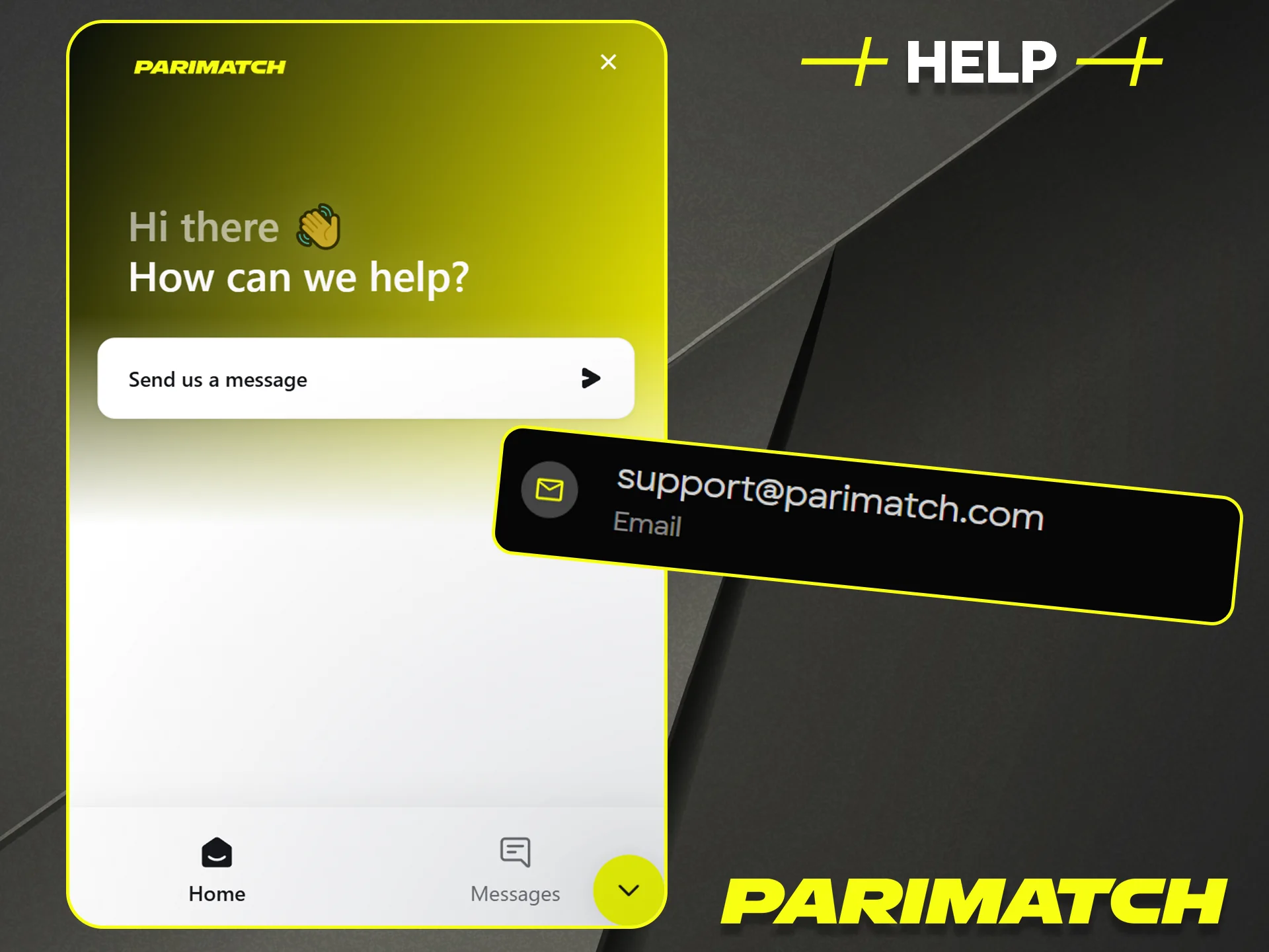 Get help instantly with any issues during Parimatch login or registration process.