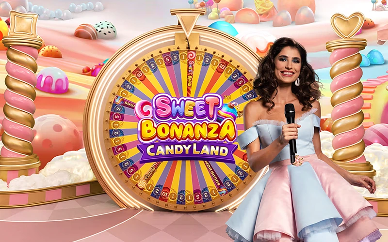 Play the exciting live game show Sweet Bonanza CandyLand at Parimatch.